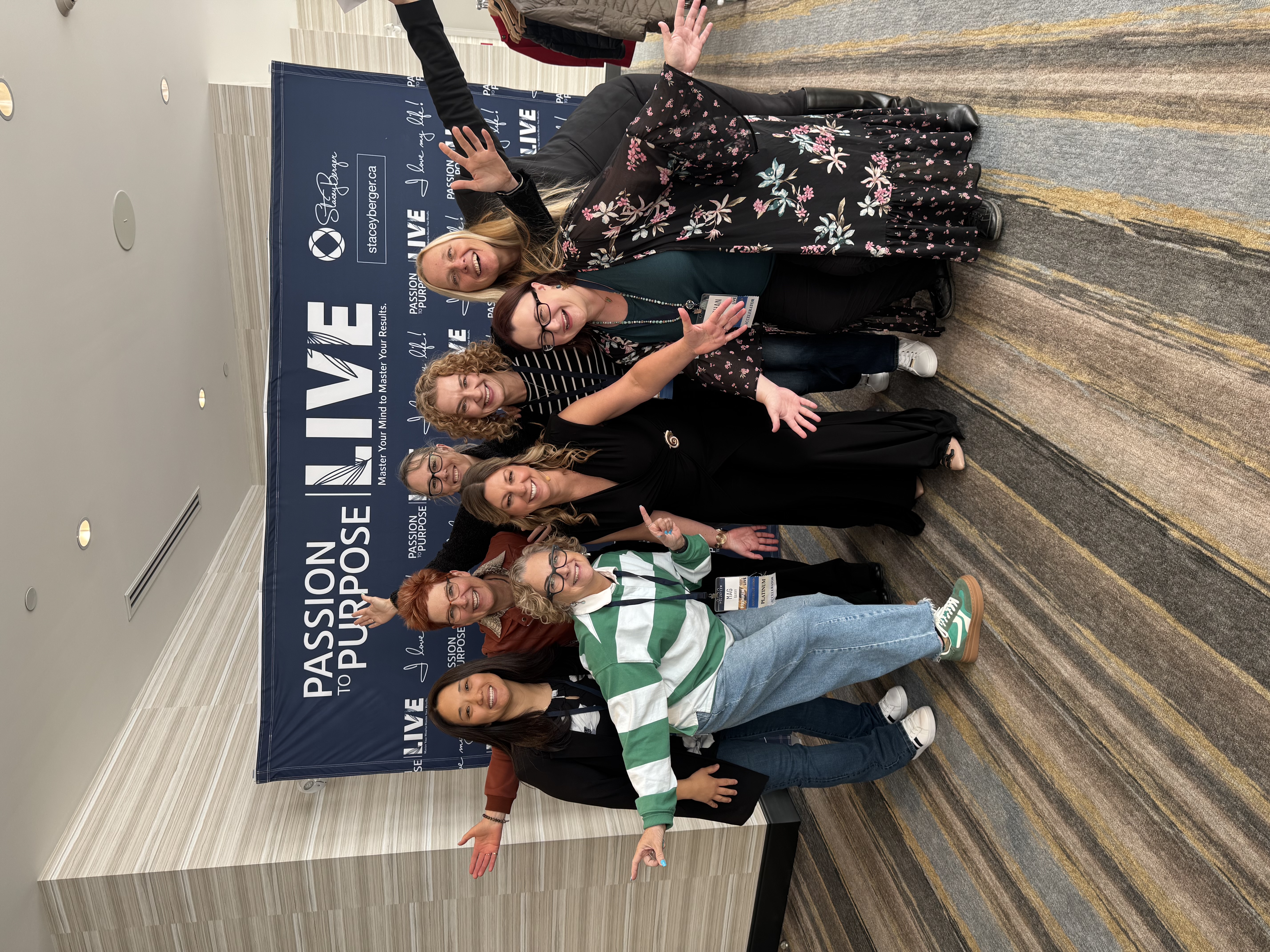 Networking at Passion to Purpose Live